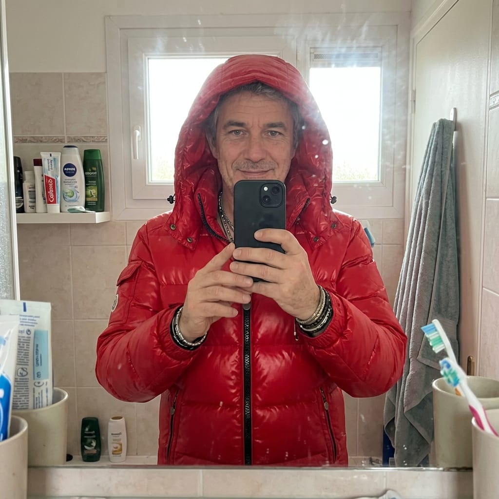 Customer photo review of Wasserdichte Luxus Winterjacke