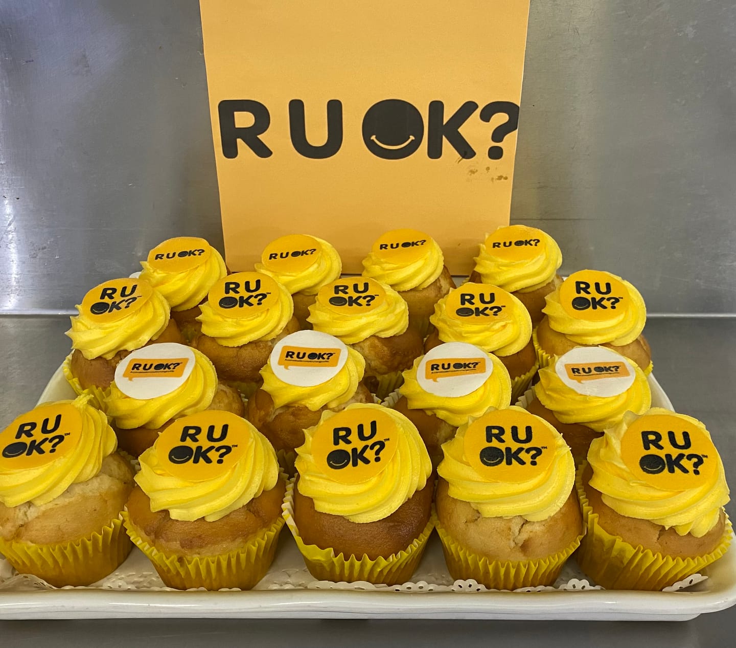 Customer photo review of R U OK Day - Edible Icing Images - Pre-cut