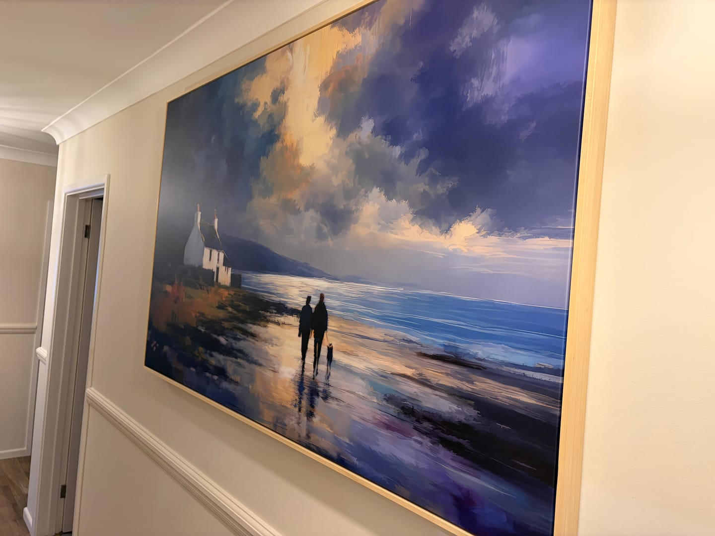 Customer photo review of Out With Duke Canvas Print