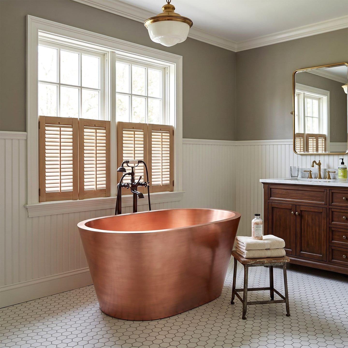 Customer photo review of Elite Deep Soaking Natural Copper Freestanding Luxury Bathtub ET-CC-DE07
