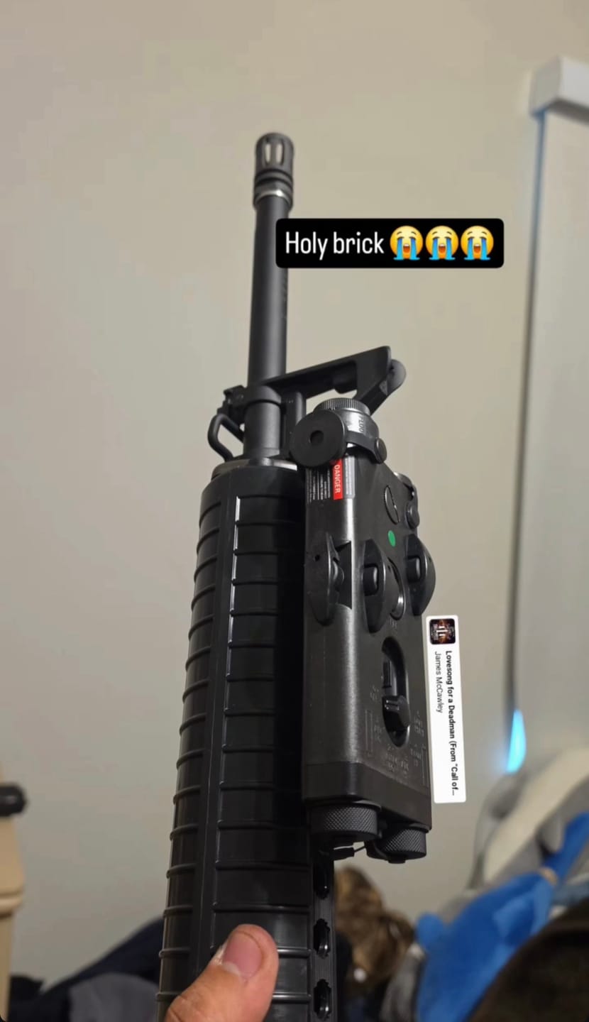 Customer photo review of SomoGear PEQ-2A Flashlight + Laser with Potted PCB