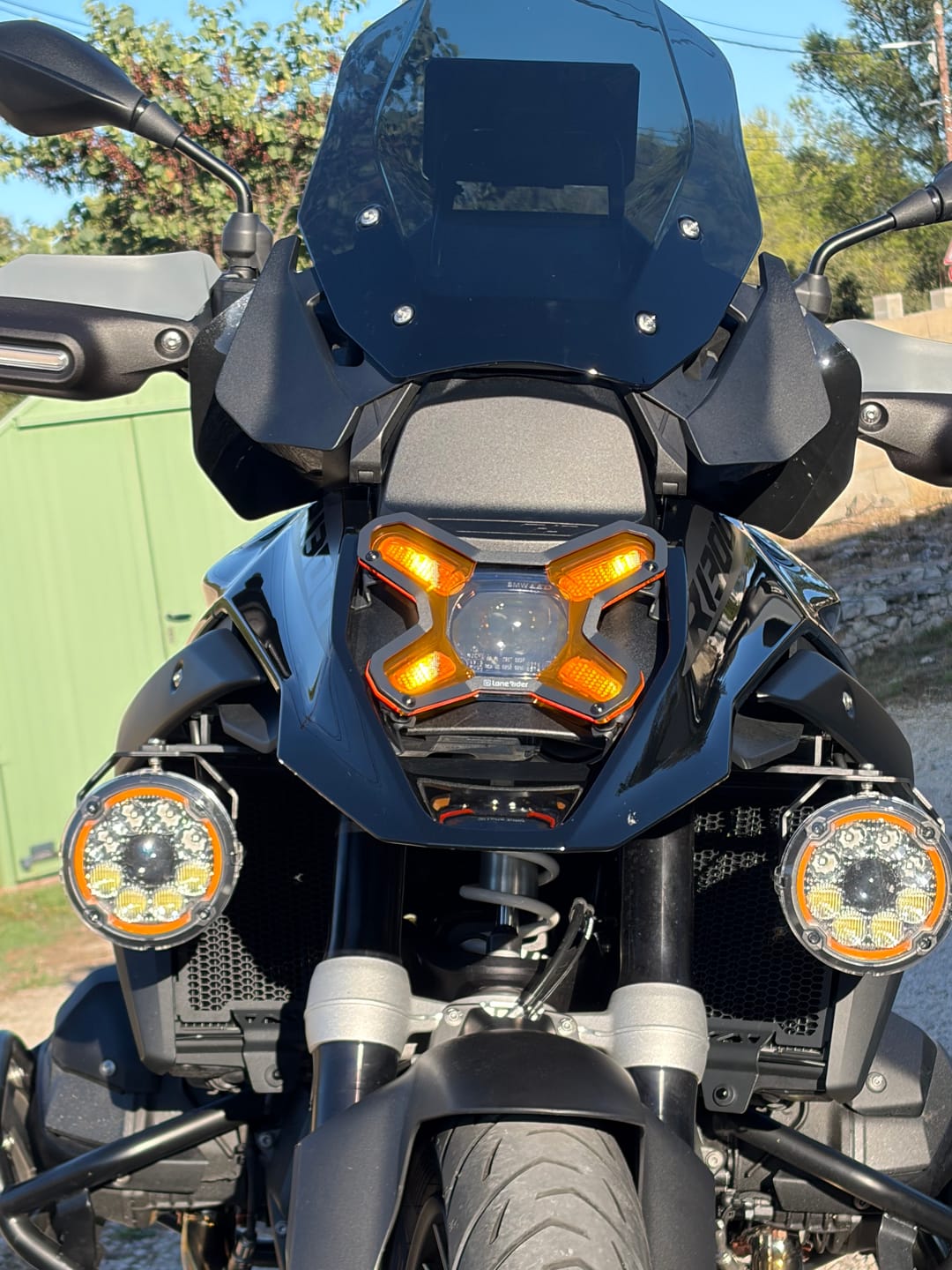 Customer photo review of Headlight Guard Kit for BMW R1300GS / R1300GS Adventure