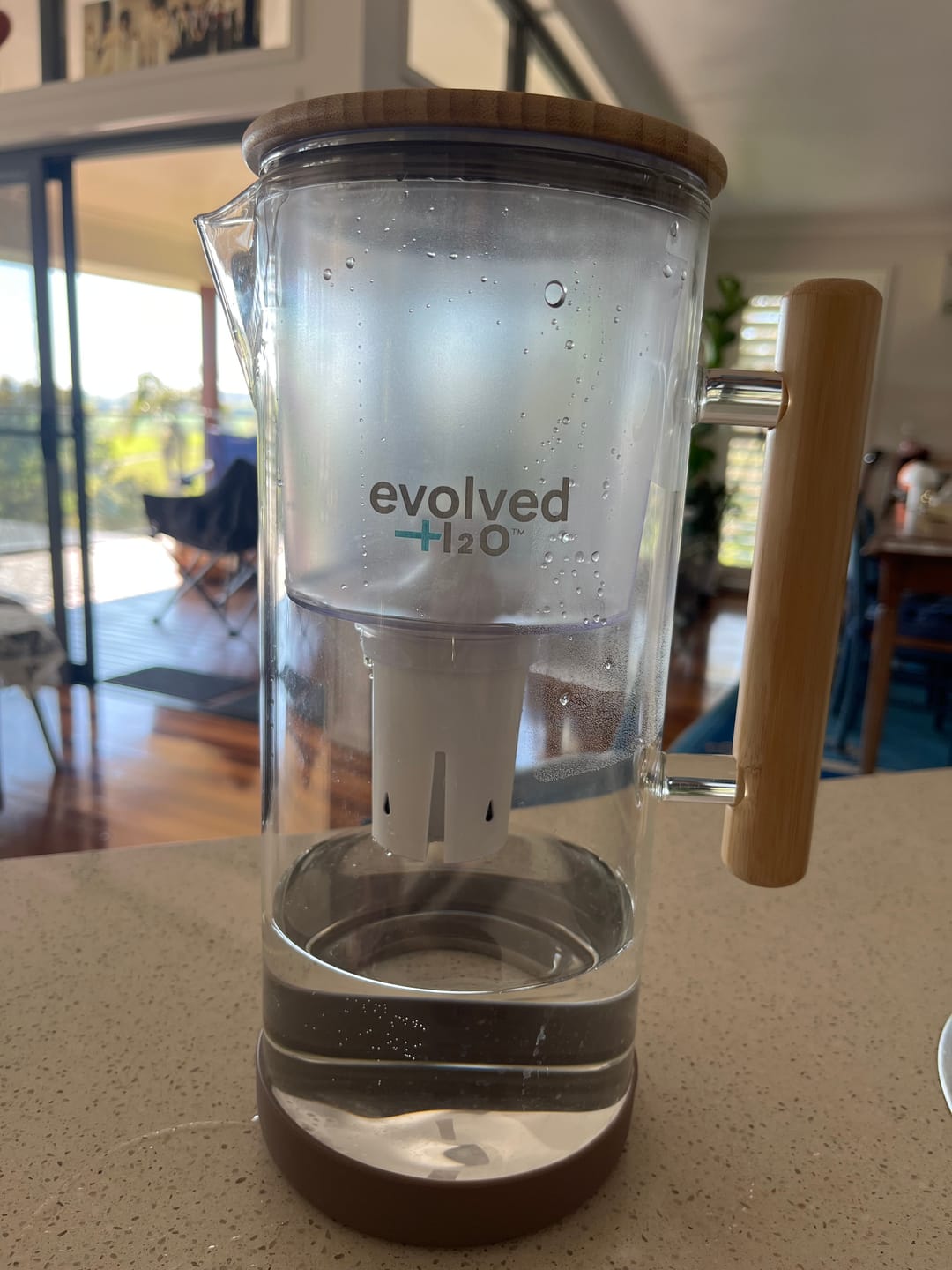 Customer photo review of Evolved H2O™ 3.5L Glass Water filter Jug