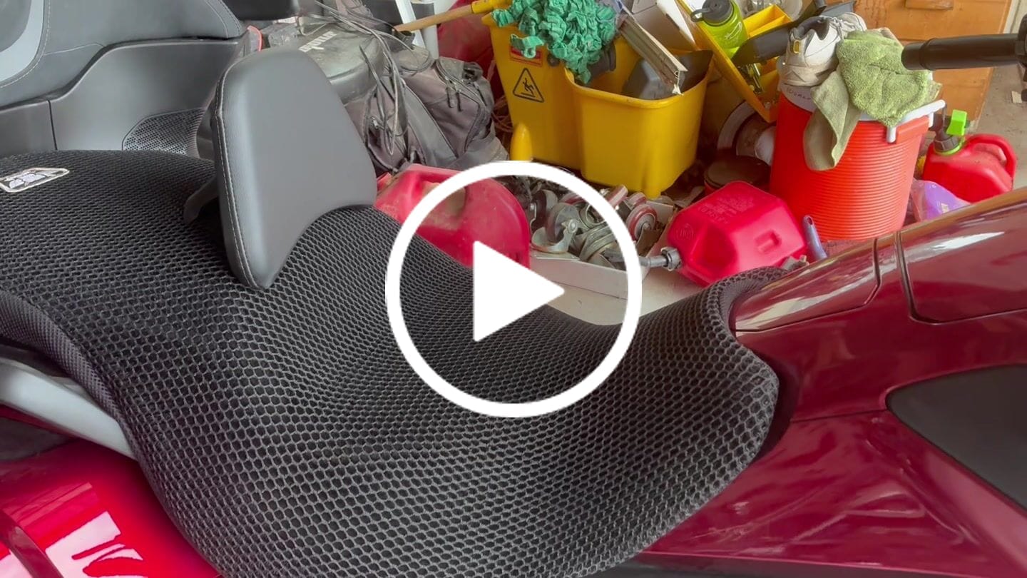 Customer video review of Wind Rider Seat Cover