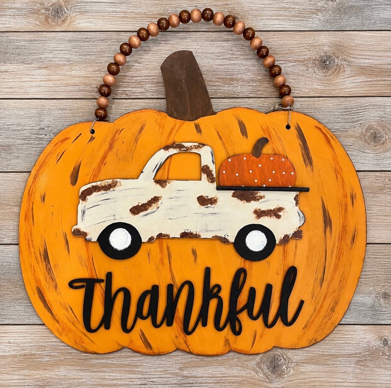 Customer photo review of Unfinished Wood Halloween Tree Car Truck Silhouette - Craft- up to 46" DIY