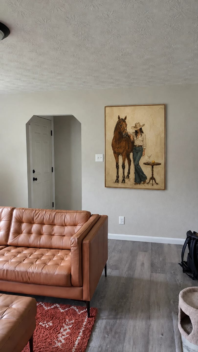 Customer photo review of Western Pop Art | Cowgirl and Horse Western Lifestyle