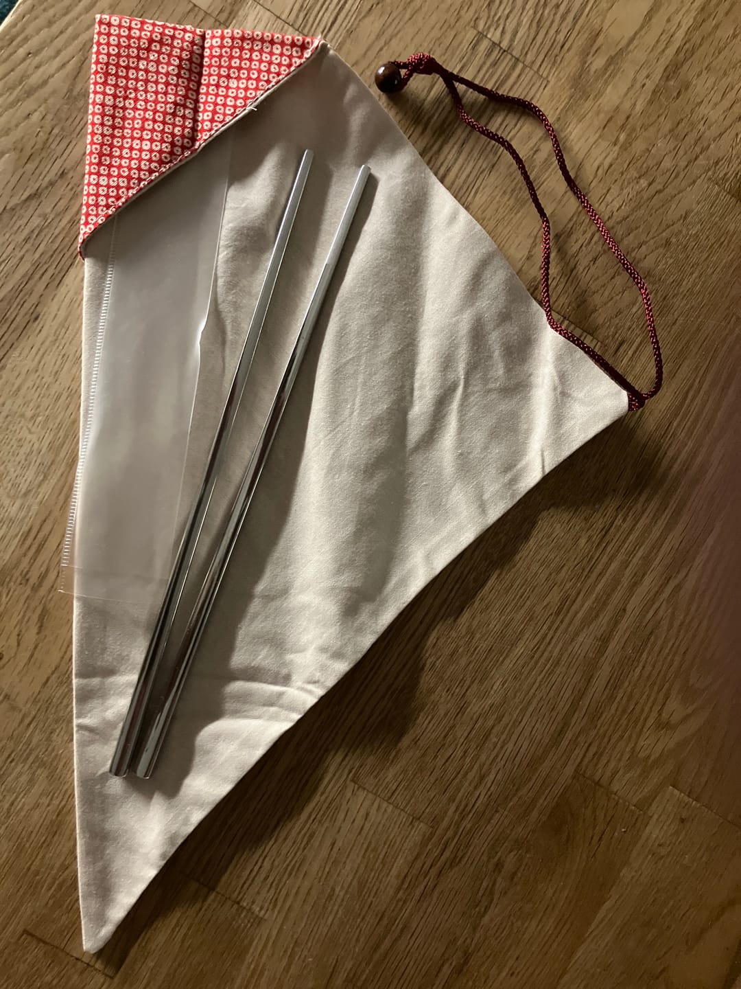 Customer photo review of Japanisches Essstäbchen-Etui - Kanoko Rot