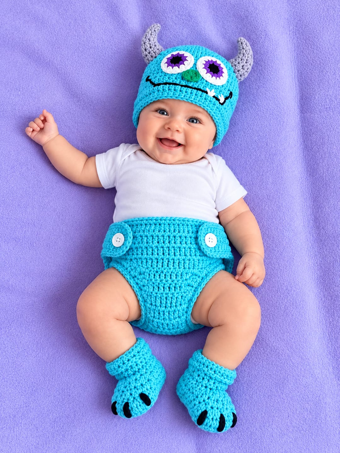 Customer photo review of CozyCuties™ Baby Outfit Set