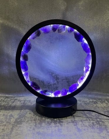Customer photo review of FuAttract Calm Harmony & Serenity Amethyst Crystal Night Lamp Three Color Modes Eye Protection