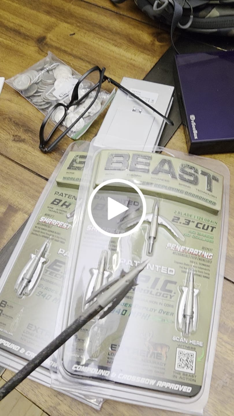 Customer video review of Aluminum Broadheads