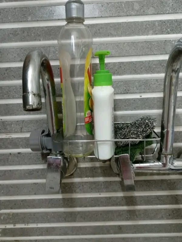 Customer photo review of Sink caddy organiser