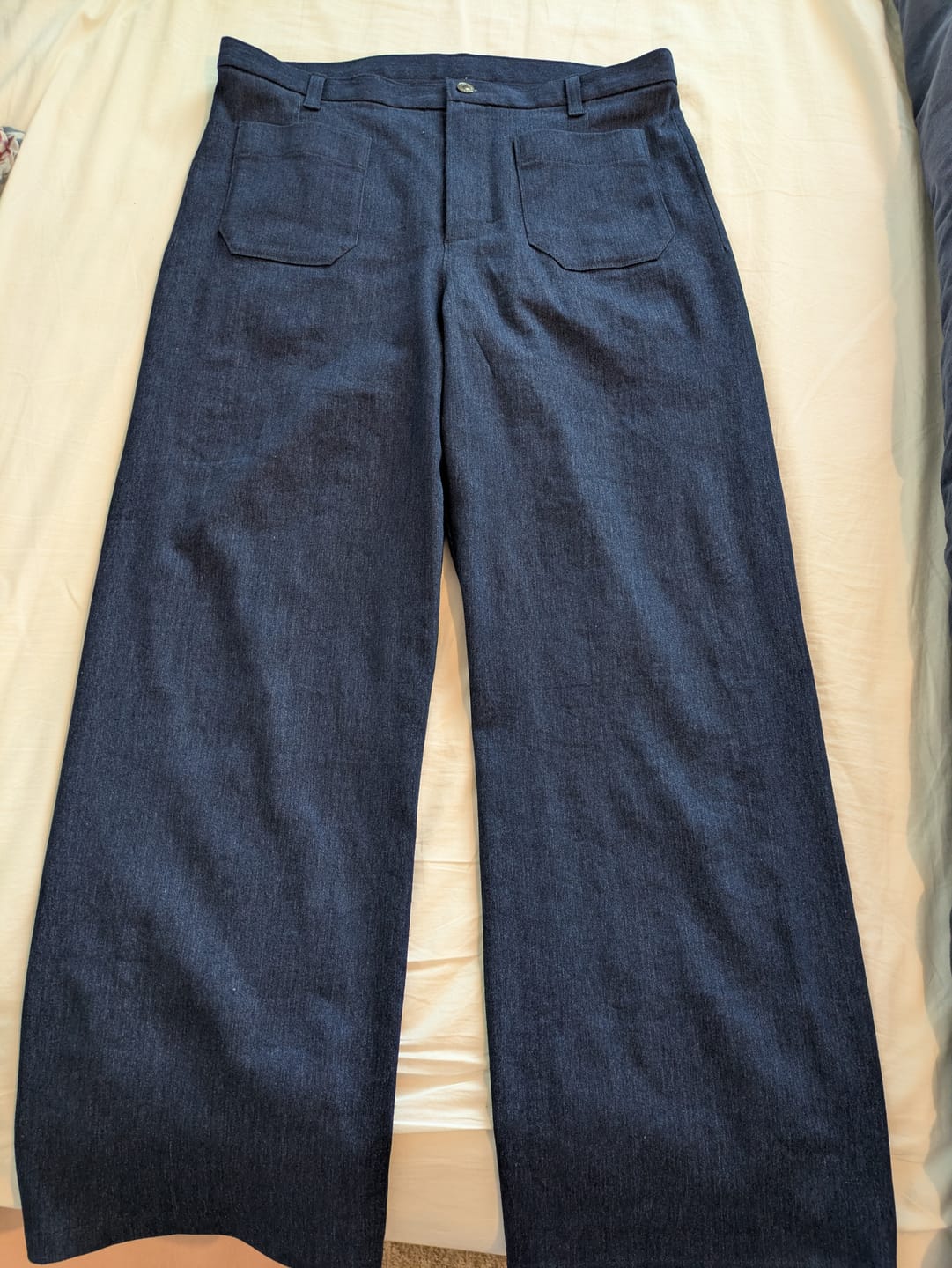 Customer photo review of Plain Stretch Denim Fabric