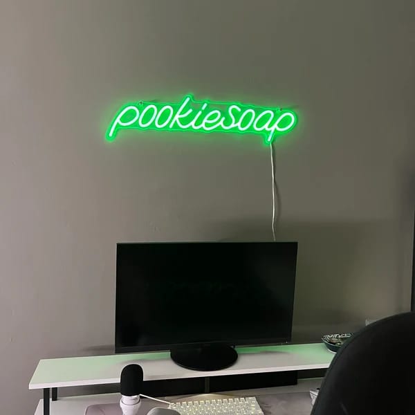 Customer photo review of Custom Neon: pookiesoap