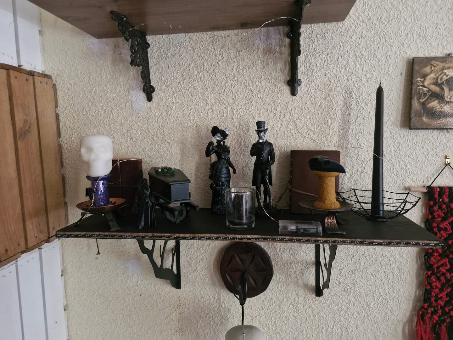 Customer photo review of Handgefertigter Kerzenhalter Spinnennetz