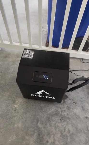 Customer photo review of 1HP COLD PLUNGE CHILLER