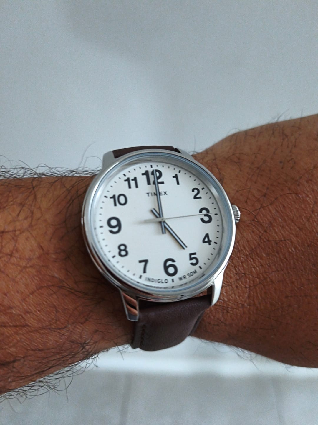 Customer photo review of TIMEX Mens Classic INDIGLO 43mm Watch