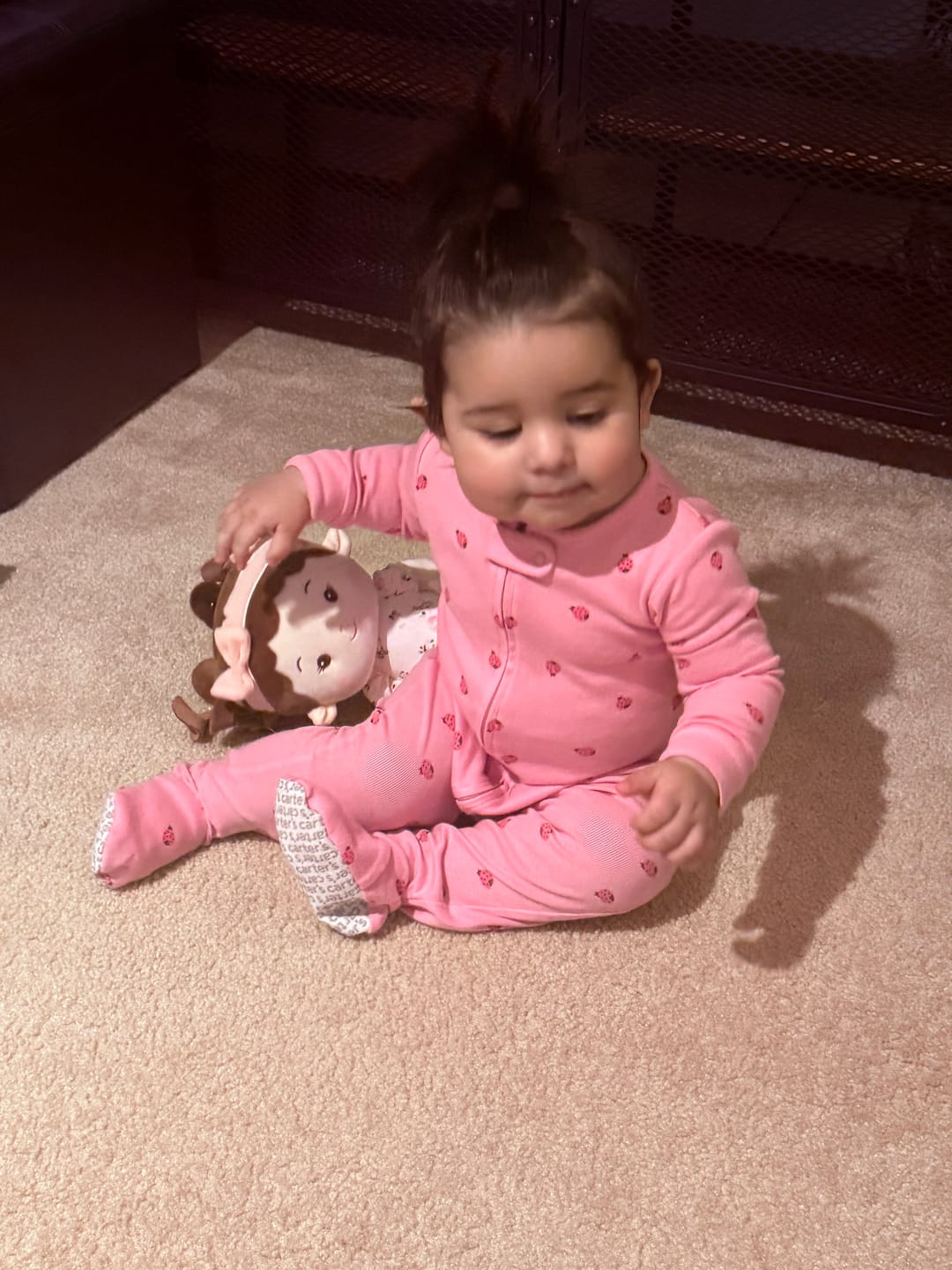 Customer photo review of 9 inches Baby Girl Crib Playset