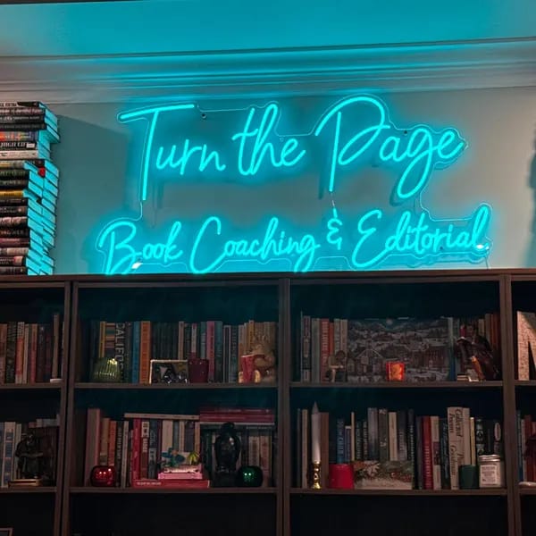 Customer photo review of Custom Neon: Turn the Page B...