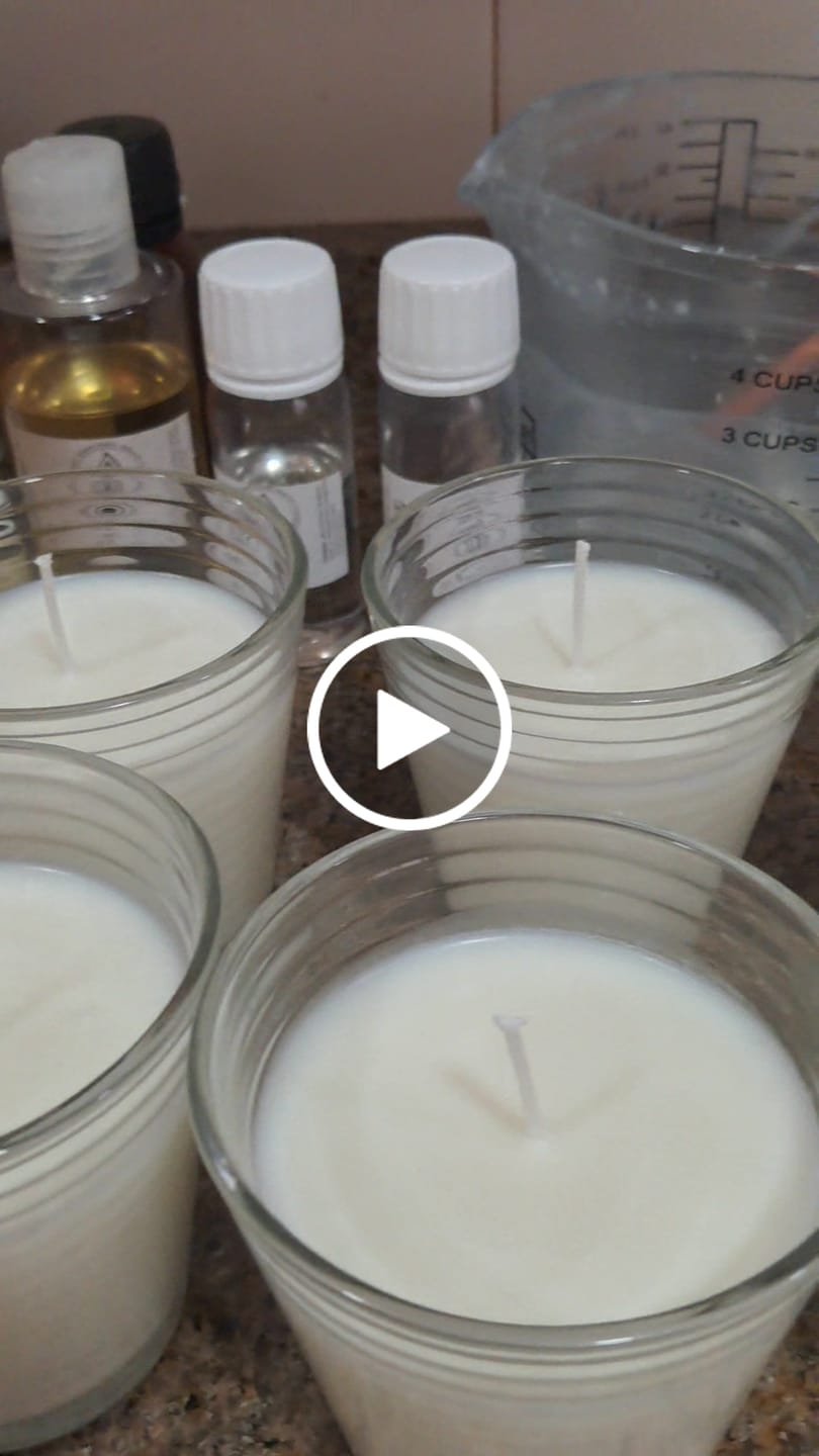 Customer video review of Cera de Girasol para Velas en Vaso (BPF)