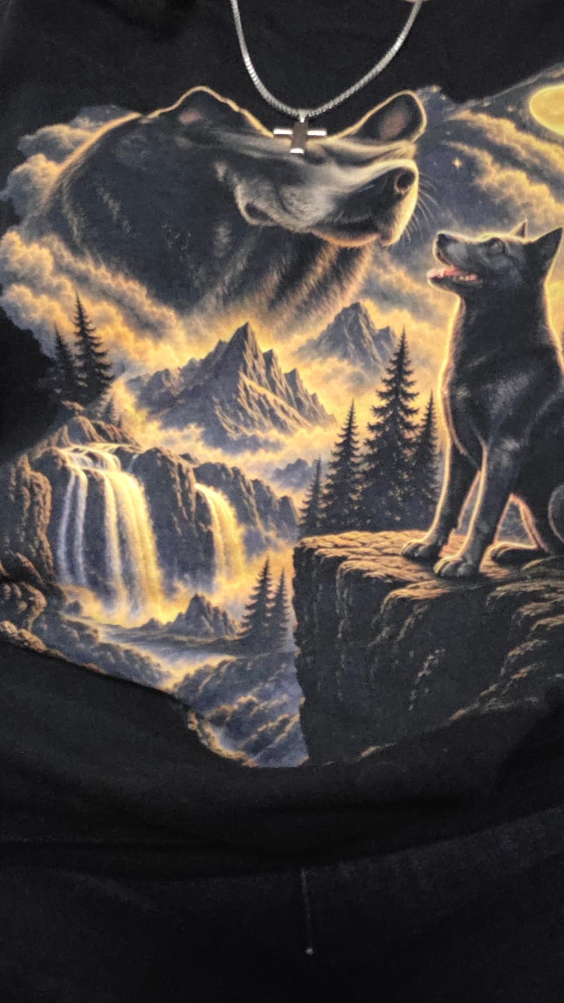 Customer photo review of Guiding Spirit | Custom Pet Tshirt