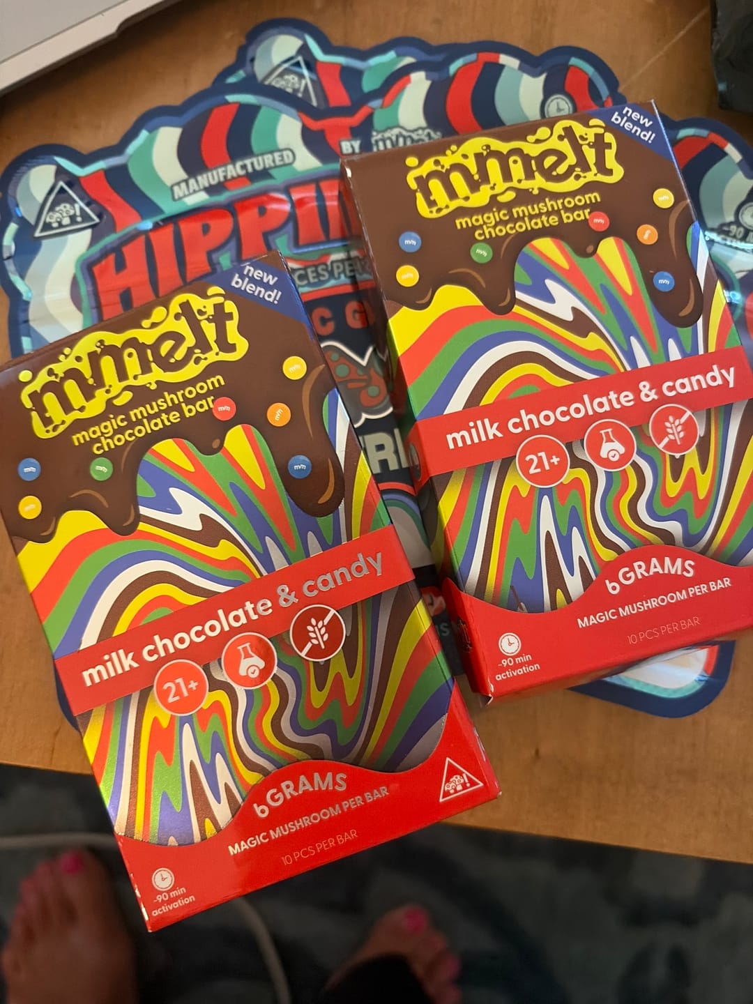 Customer photo review of Mushroom Chocolates