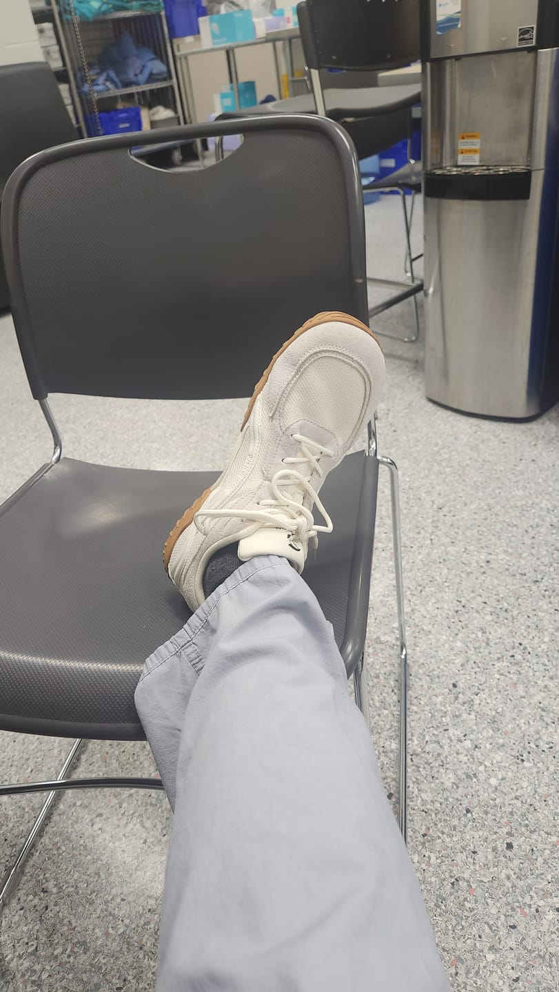 Customer photo review of Eclipse - Wide Toe Sneakers