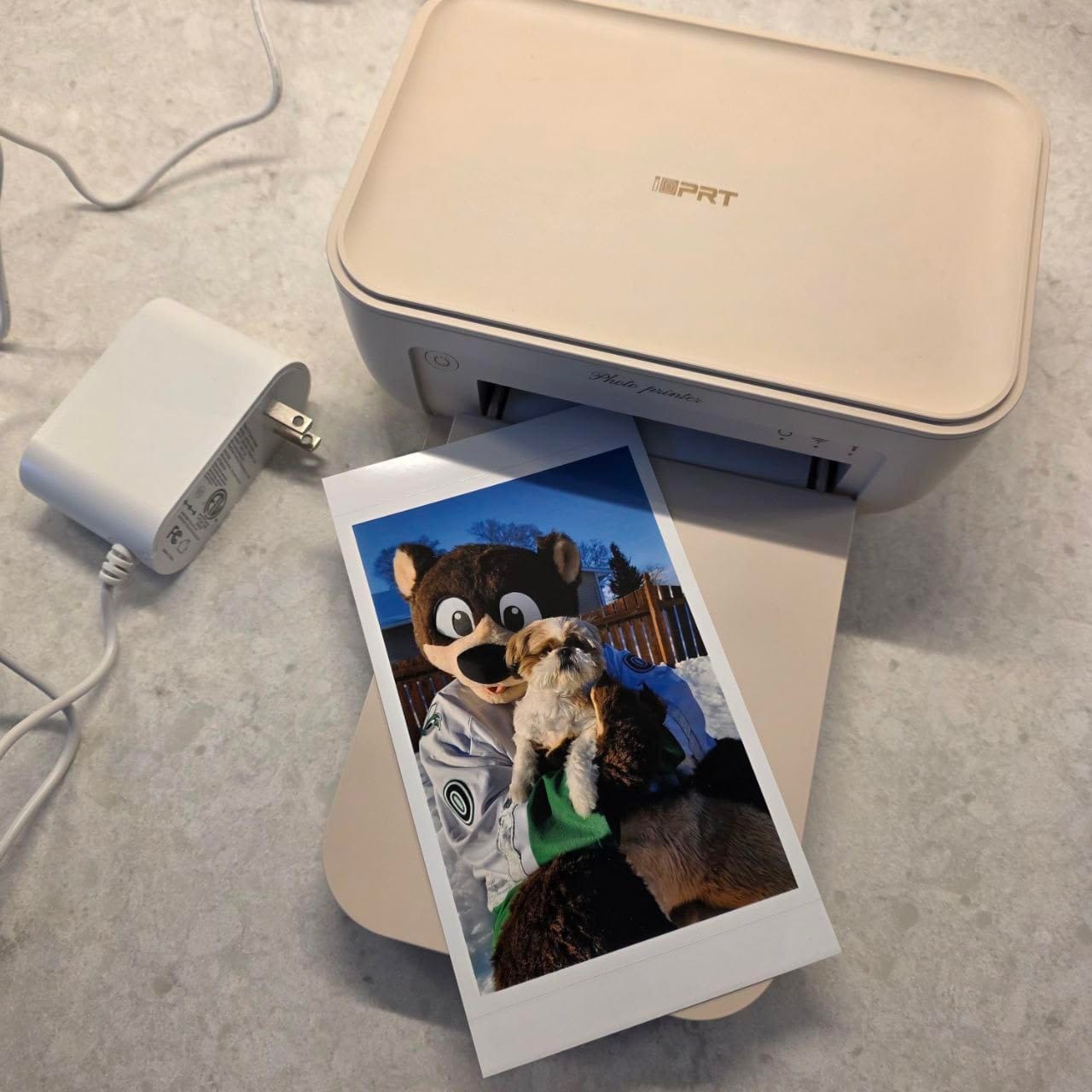 Customer photo review of PortaSnap - Wireless Photo Printer