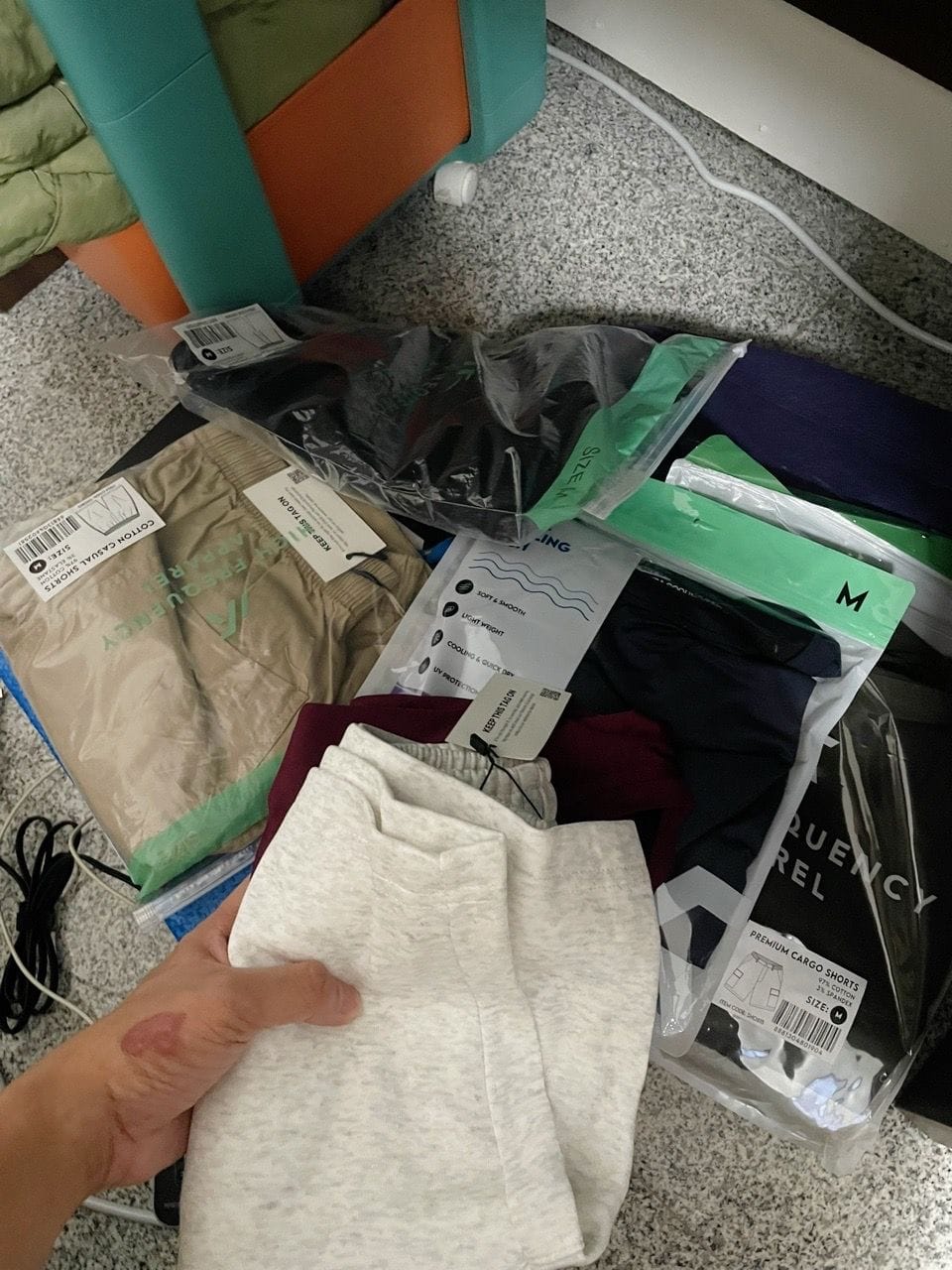 Customer photo review of Utility Cargo Shorts