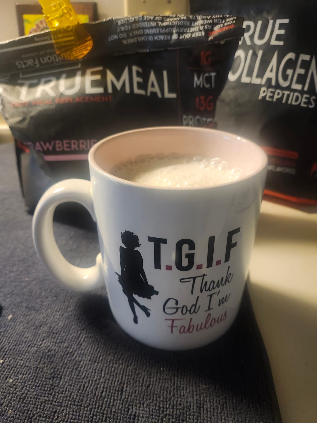 Customer photo review of True Meal Low Carb Meal Replacement
