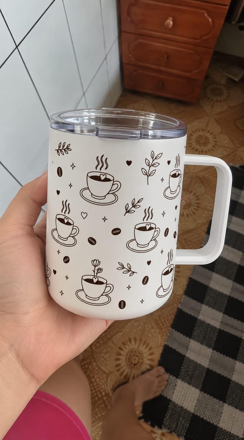 Customer photo review of Workday Fuel Insulated Mug