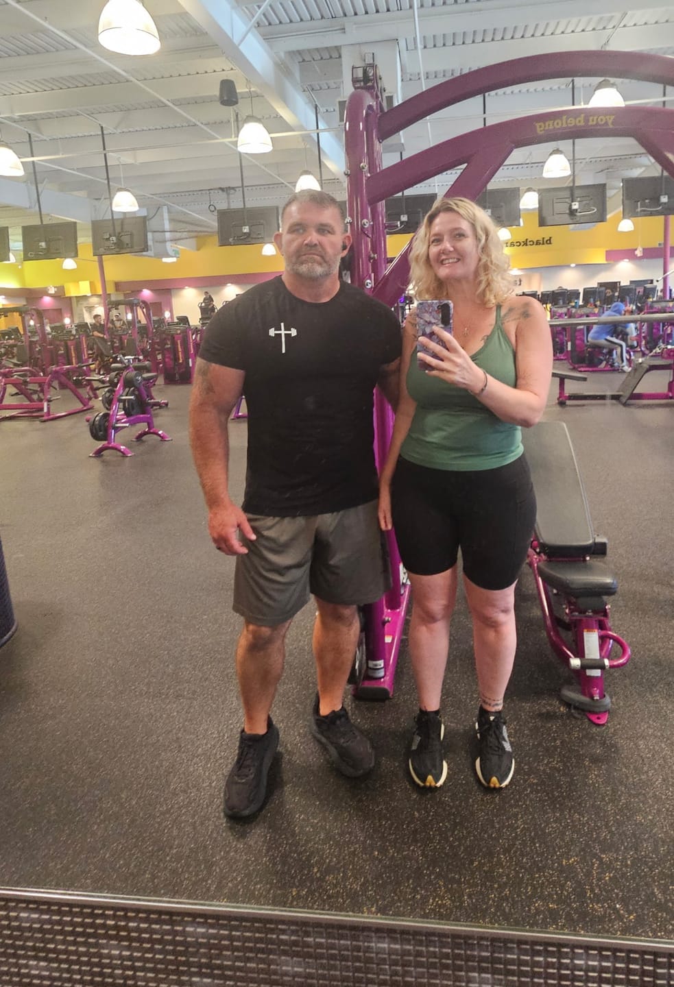 Customer photo review of Original Fitted Performance Tee