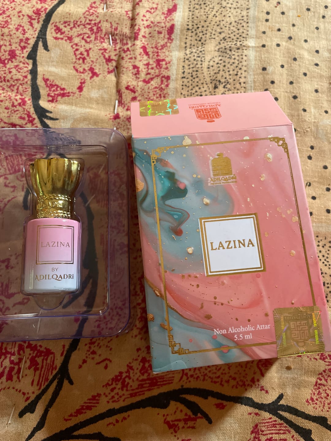 Customer photo review of Lazina Luxury Attar Perfume 5.5 ML