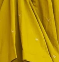Customer photo review of Mustard Yellow Viscose Embroidered Anarkali Suit Set