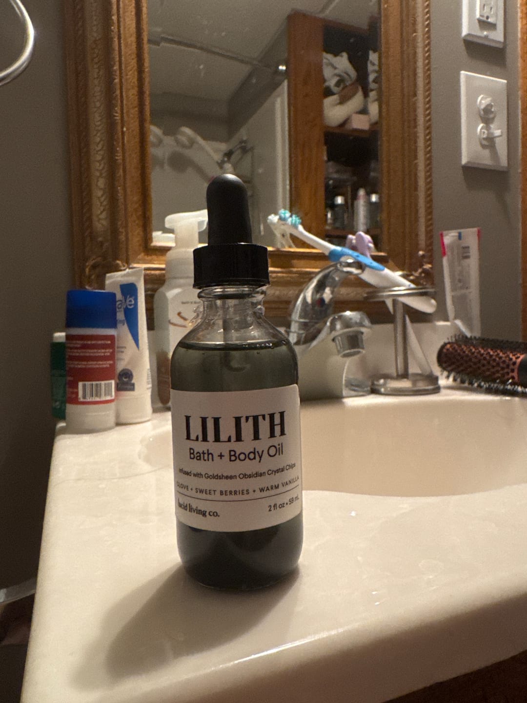 Customer photo review of LILITH Bath & Body Oil