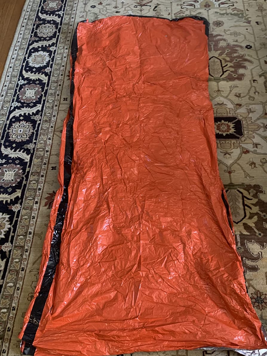 Customer photo review of Saco Vivac Térmico de Emergencia