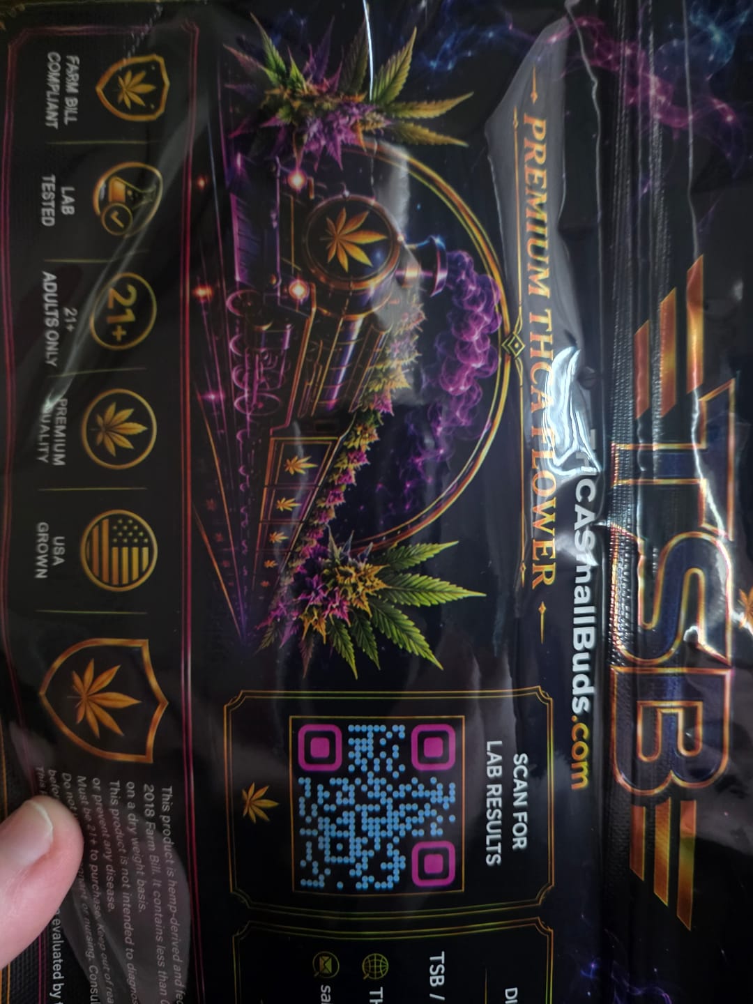 Customer photo review of Cheap THCA Smalls Ounce