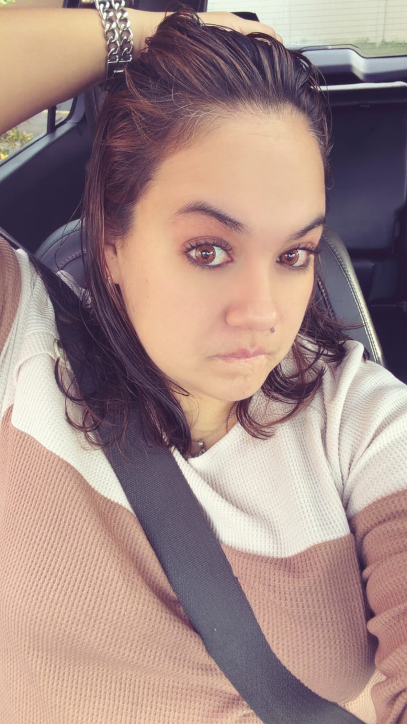 Customer photo review of Three Tone HONEY Brown Prescription Colored Contact Lenses