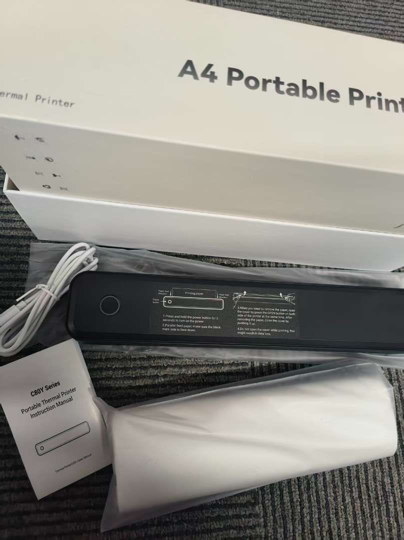 Customer photo review of 🖨️ HPRT INKLESS PORTABLE A4 THERMAL PRINTER