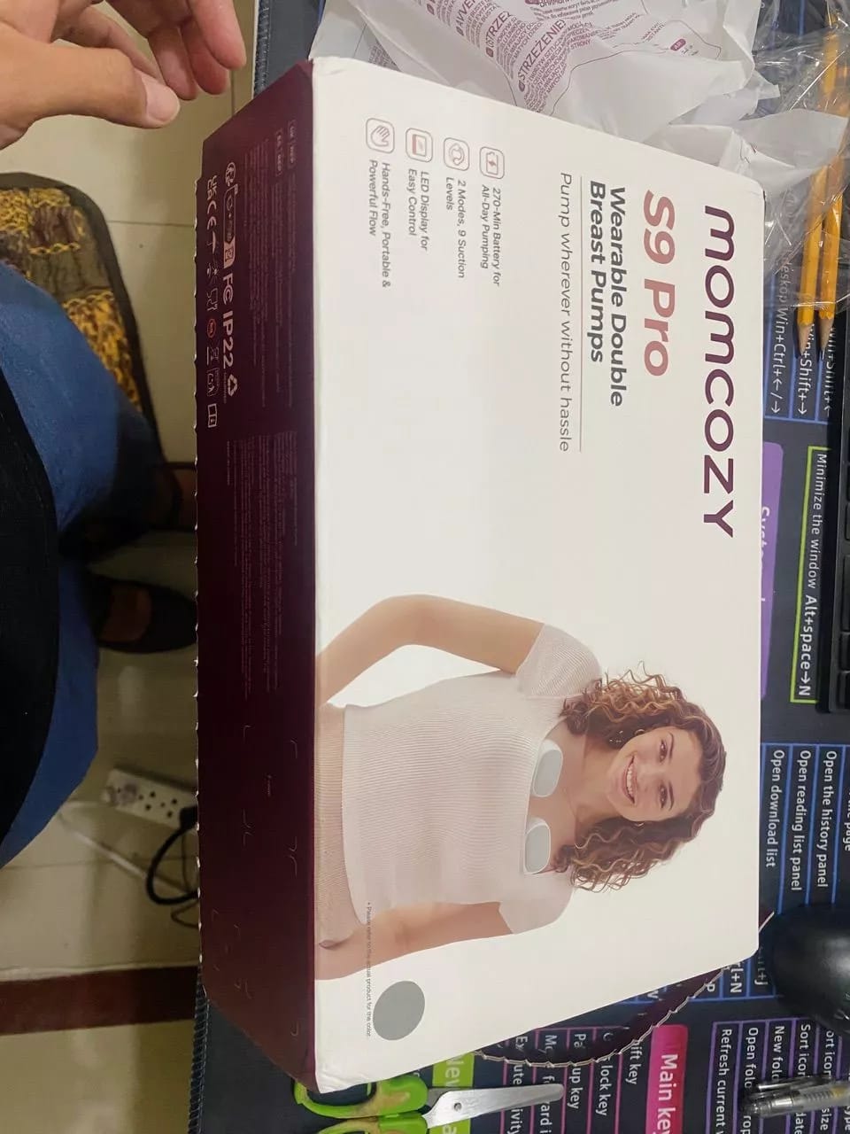 Customer photo review of Momcozy S9 Pro