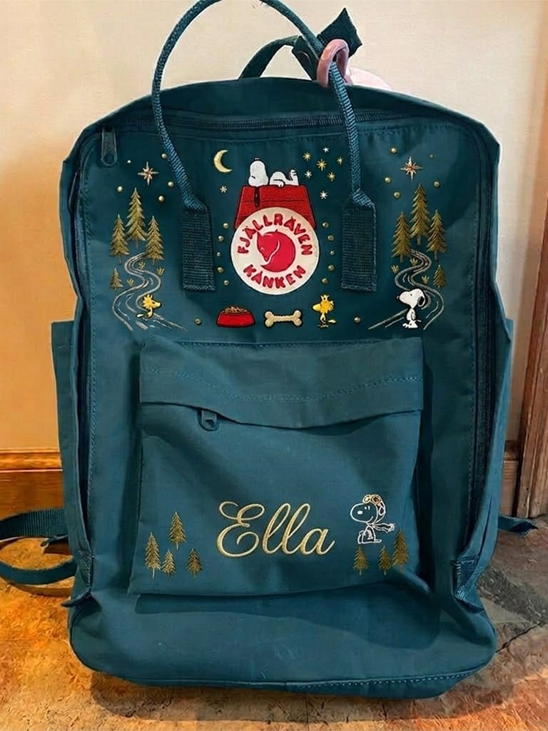 Customer photo review of Star Wars Fjallraven Kanken Hand-Embroidered Backpack