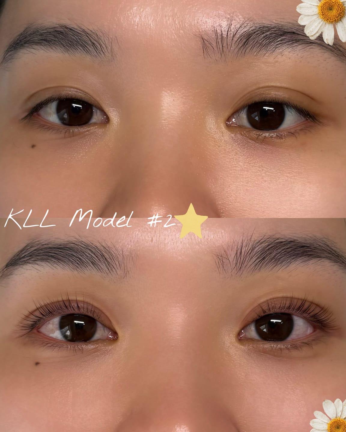 Customer photo review of Korean Lash Lift Online Course