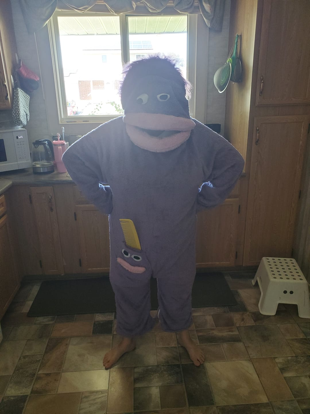 Customer photo review of Snuggo™ Monster Onesie