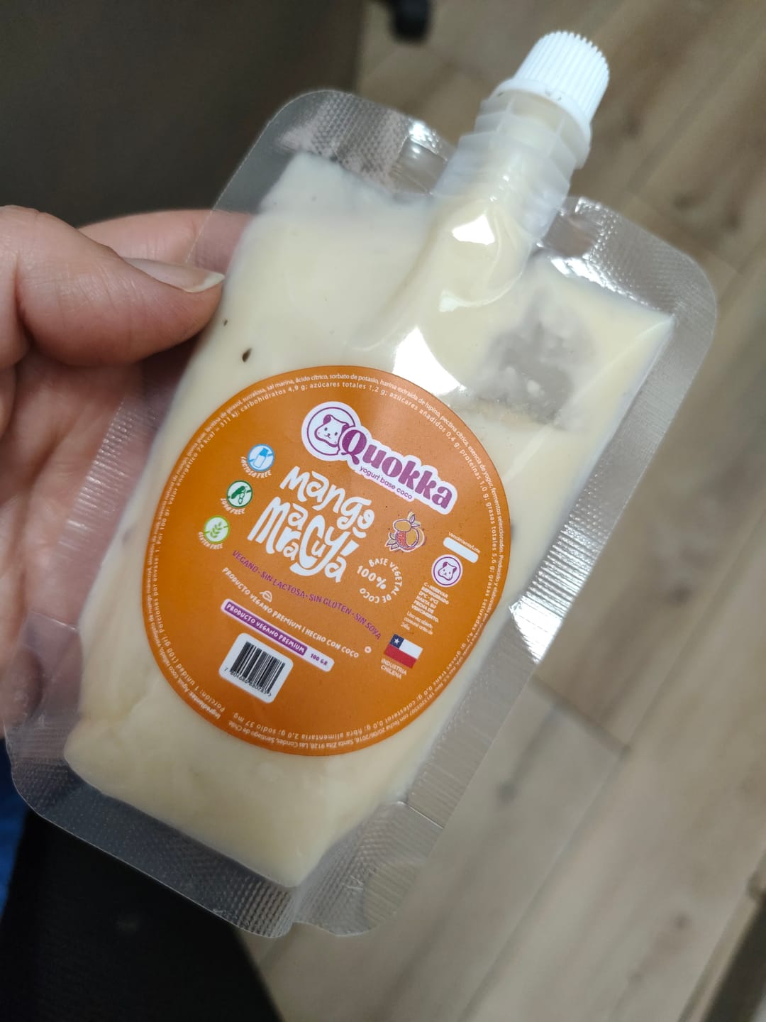 Customer photo review of Yogurt Vegano DoyPack 12 x 100gr Mix Sabores