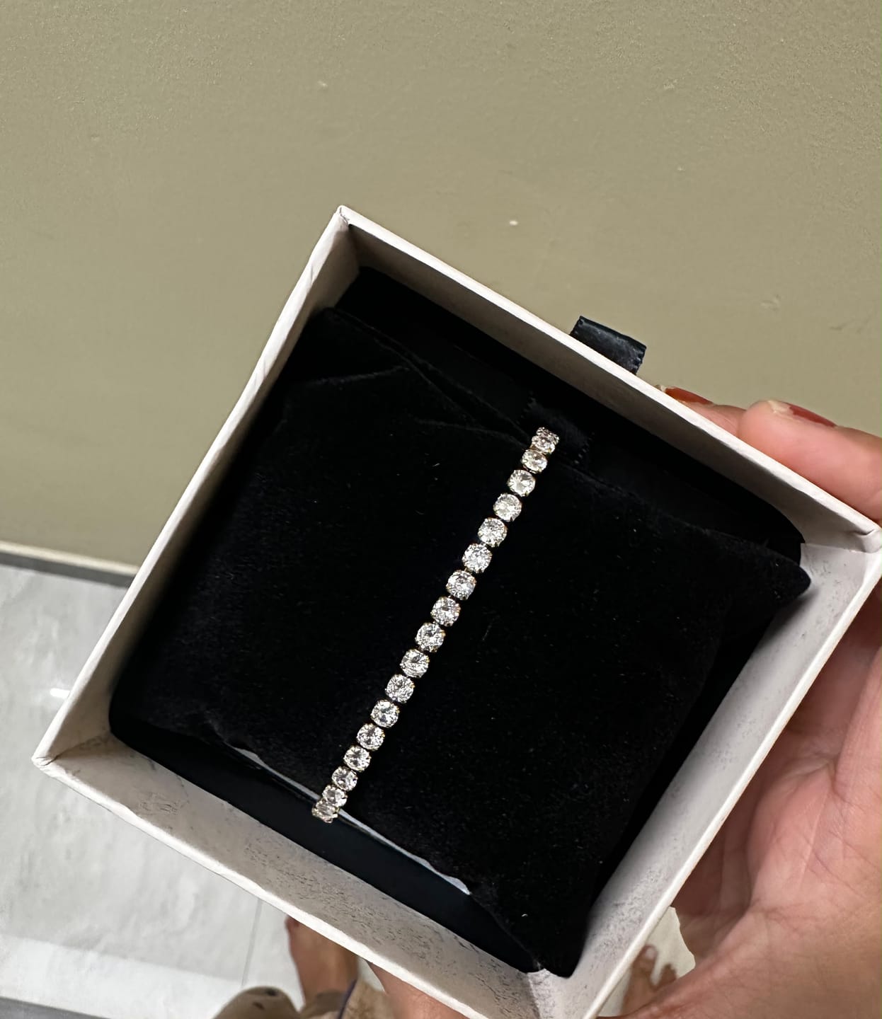 Customer photo review of Diamond Affair Bracelet