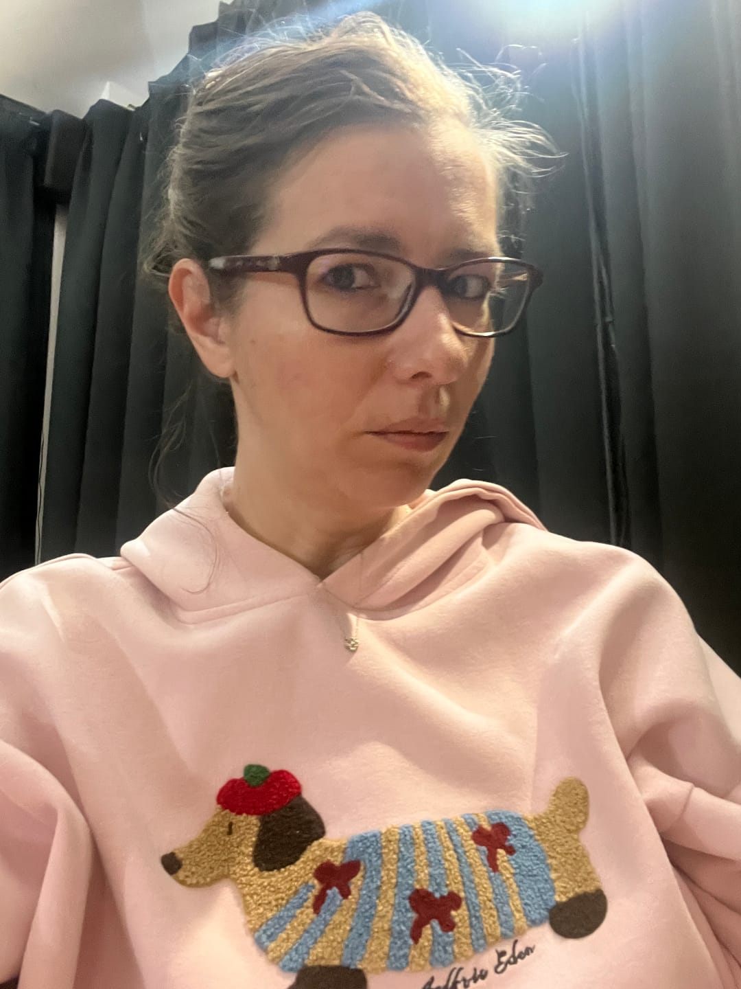 Customer photo review of Aelfric Eden Cartoon Dachshund Hoodie