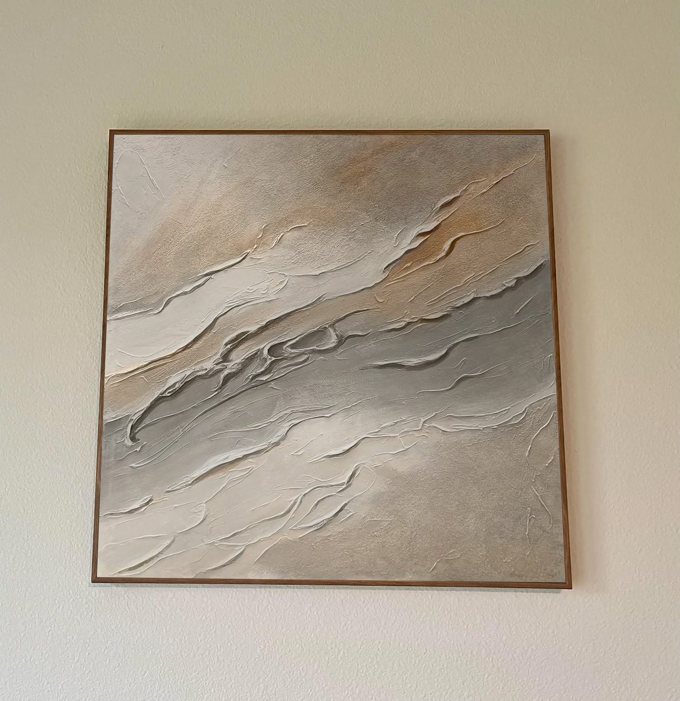 Customer photo review of Abstract Textured  Wall Art #AT113
