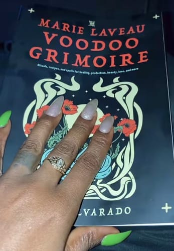 Customer photo review of The Marie Laveau Voodoo Grimoire