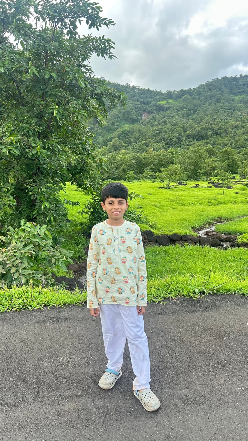 Customer photo review of Musical Ganesha Kurta Pajama