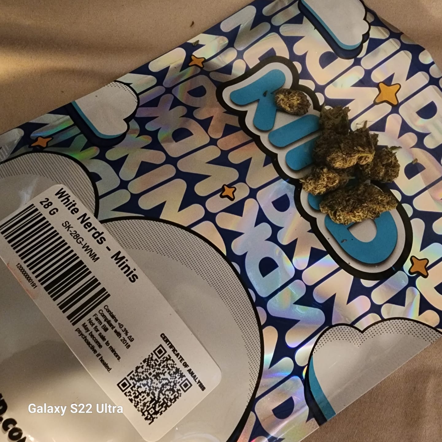 Customer photo review of White Nerds - Minis - 28 Grams - Hybrid