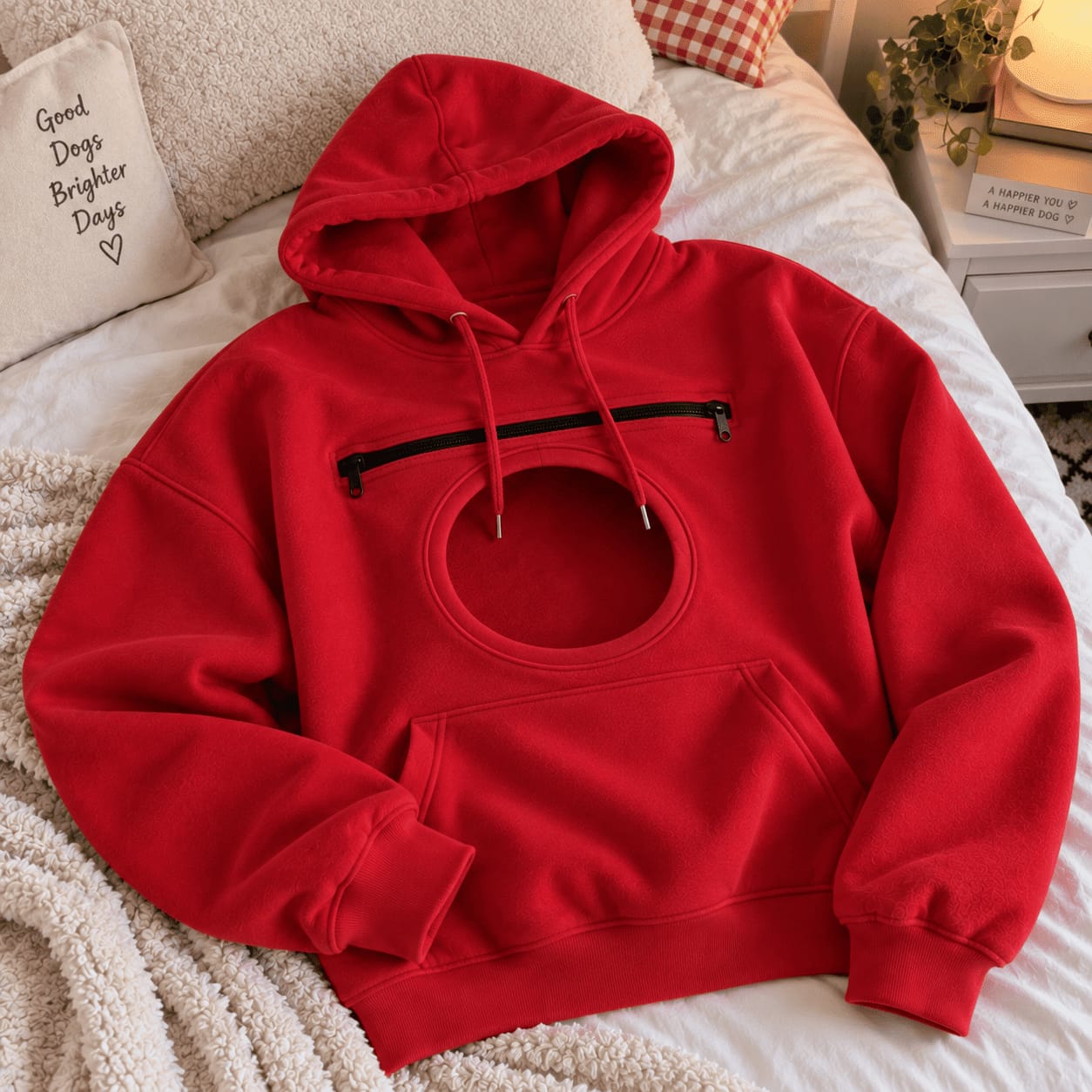 Customer photo review of Sudadera tipo canguro